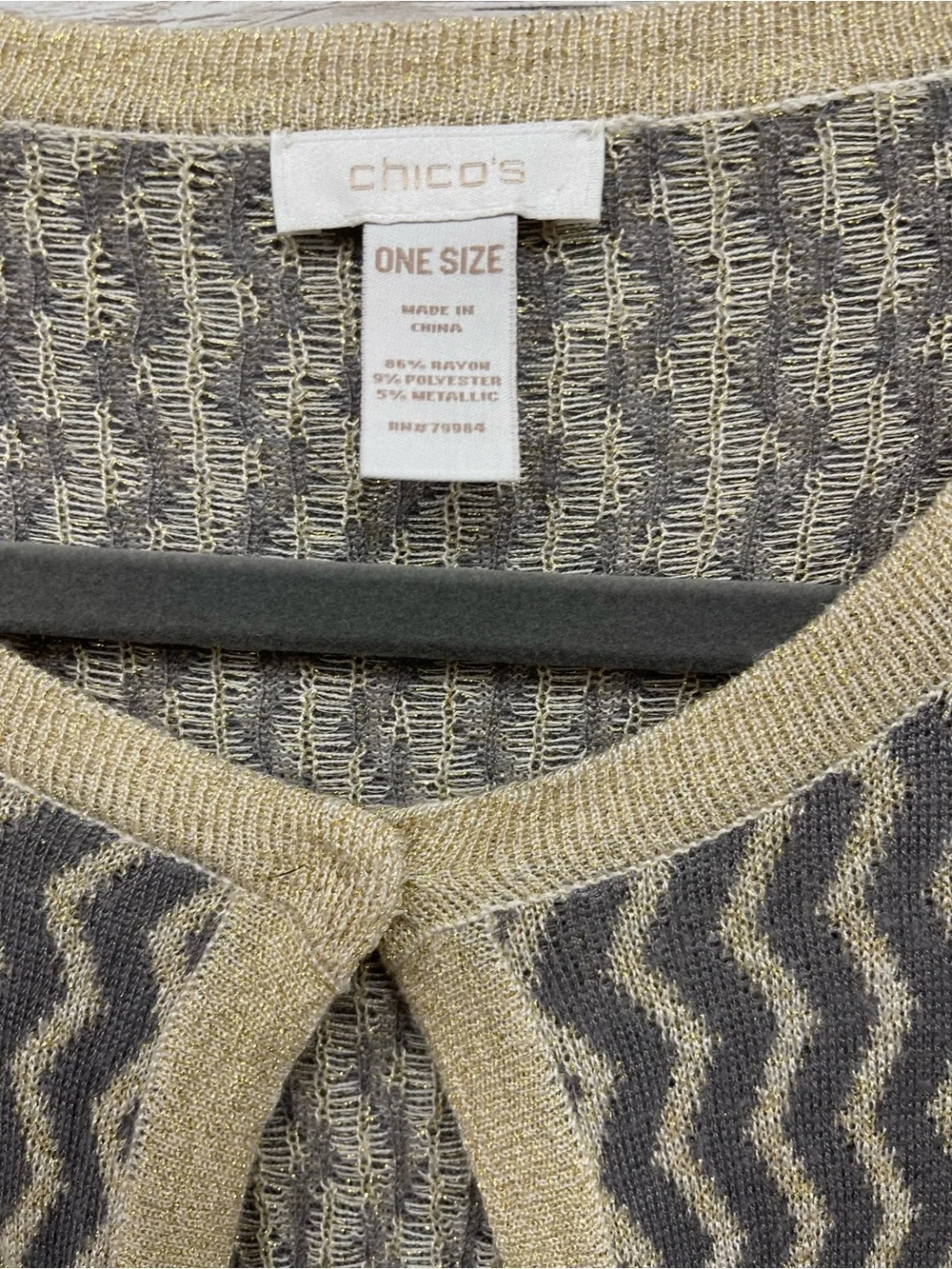 Chico’s Open Front Ruana - Picture 2 of 6